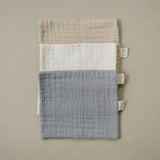 Cream Muslin Burp Cloth - HoneyBug 