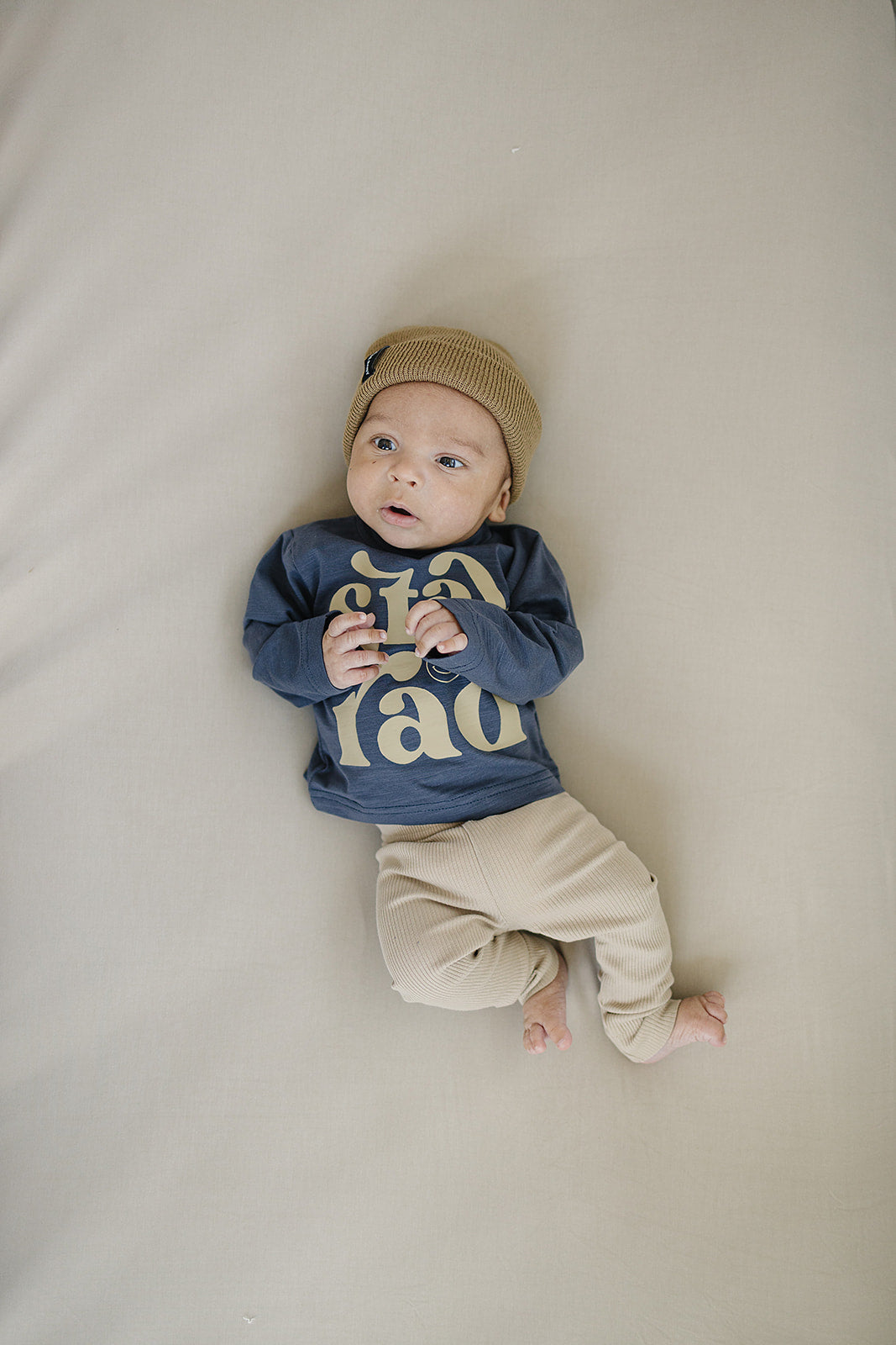 Oatmeal Organic Leggings - HoneyBug 