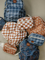 Navy Floral Mini Fanny Pack - HoneyBug 