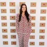 Adult Hearts Pajama Set