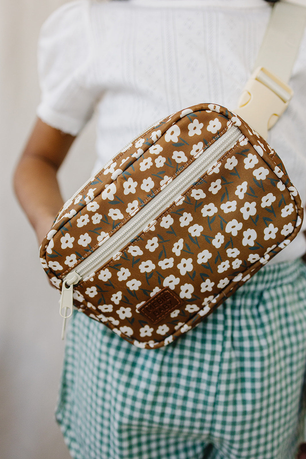 Mustard Floral Mini Fanny Pack - HoneyBug 
