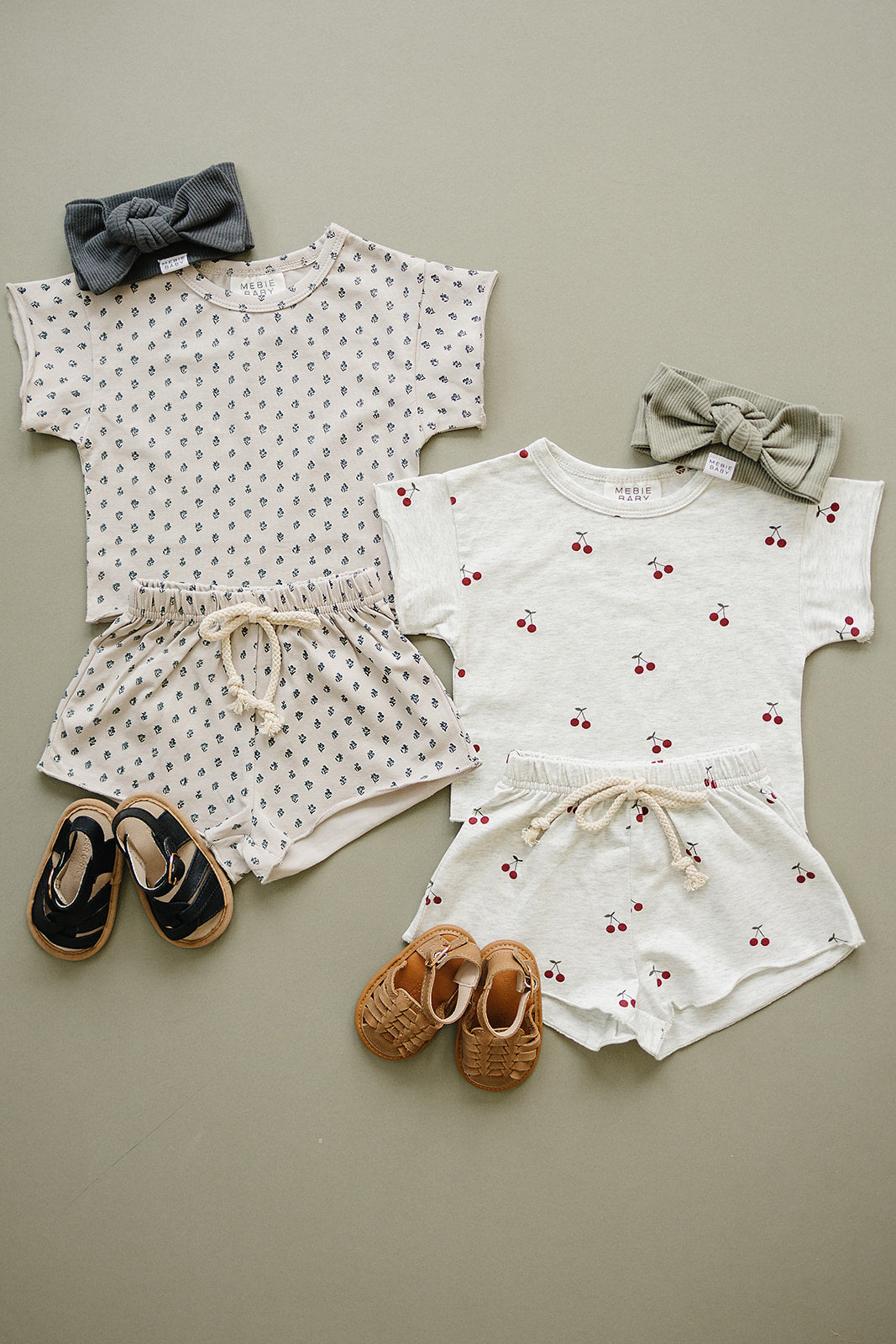 Cherries Short Set - HoneyBug 
