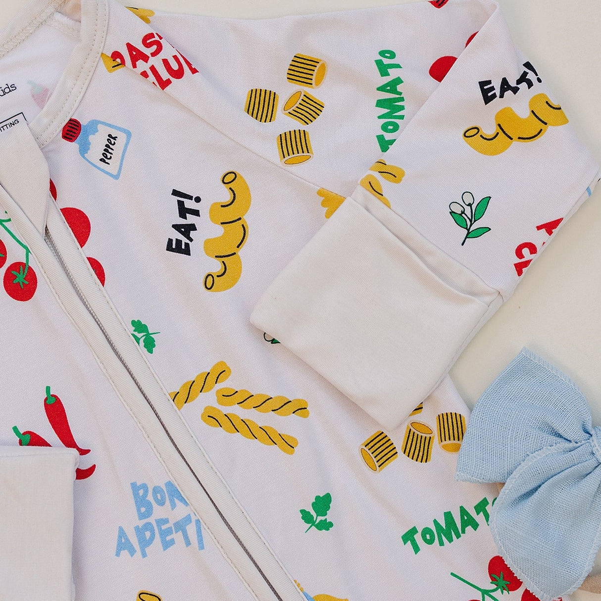 Bamboo Zip Romper | Pasta Club