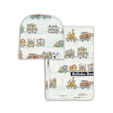 Bamboo Swaddle & Beanie Set - HoneyBug 