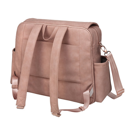 Boxy Backpack Deluxe in Toffee Rose - HoneyBug 