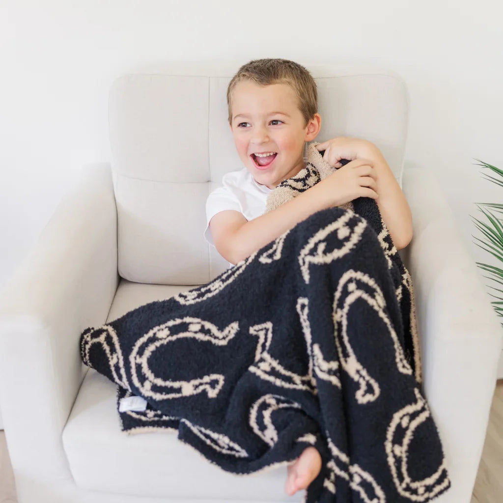 Saddle Down Baby Blanket