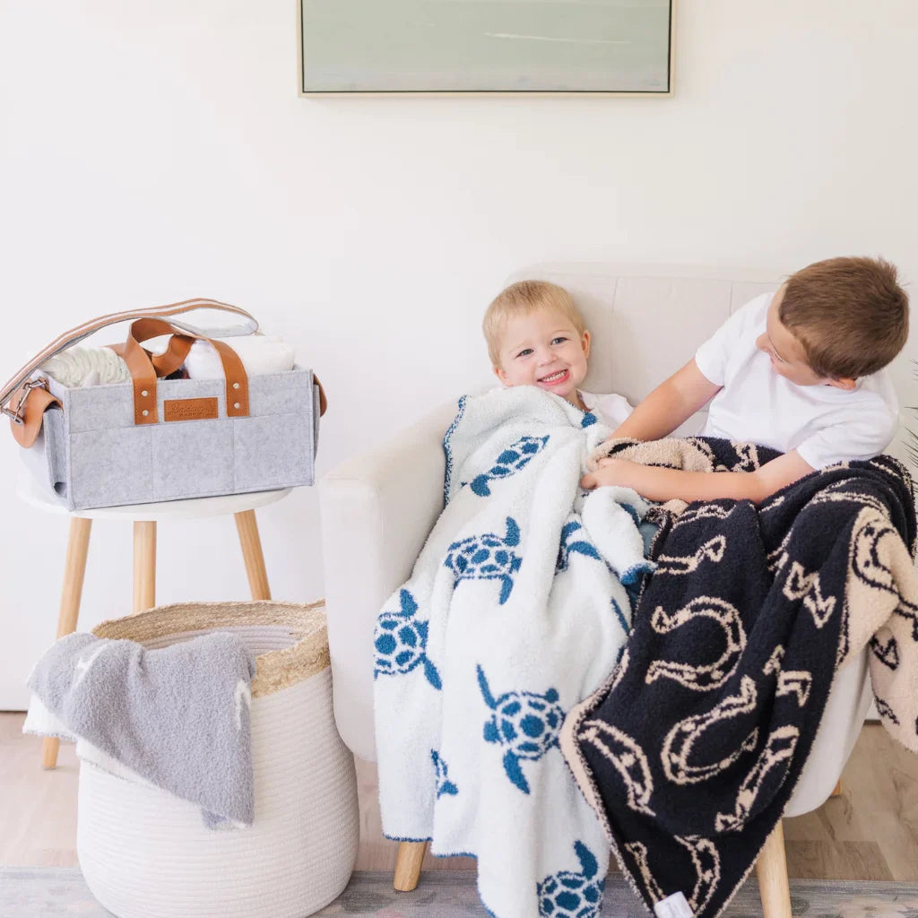 Saddle Down Baby Blanket