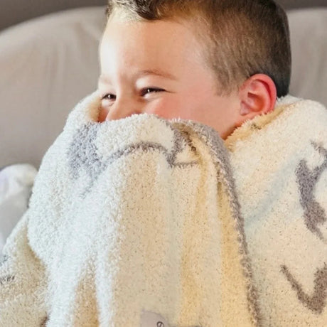 Heron Harmony Baby Blanket