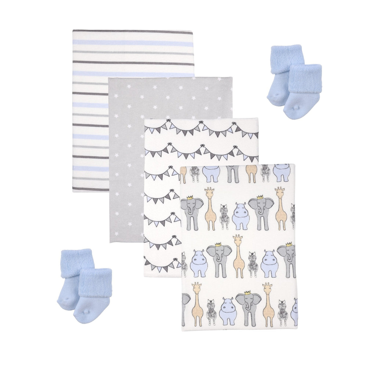 Baby Boy Cupcake Set - Royal Safari - HoneyBug 