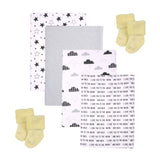 Baby Neutral Cupcake Set - Moon - HoneyBug 