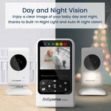 Babysense 7 Safe Sleep & Compact Video Monitor Bundle - HoneyBug 