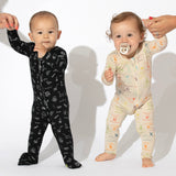 Dino ABC Bamboo Convertible Footie - HoneyBug 