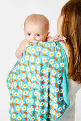 Stretchy Oversized Blanket - Bacon & Eggs Haze - HoneyBug 