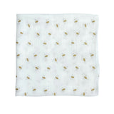 Bamboo Muslin Swaddle Blanket in Baby Ballers - HoneyBug 