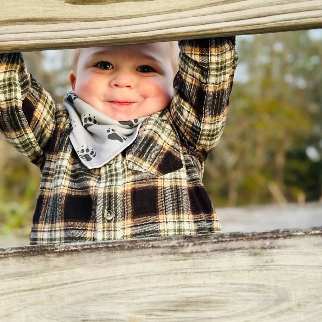 Tiny Tracker Bandana Bibs Collection