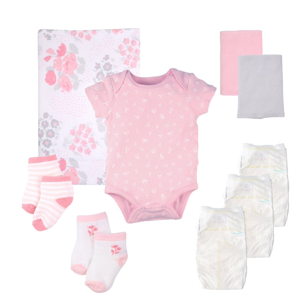 BBco. Floral Baby Gift Set - HoneyBug 