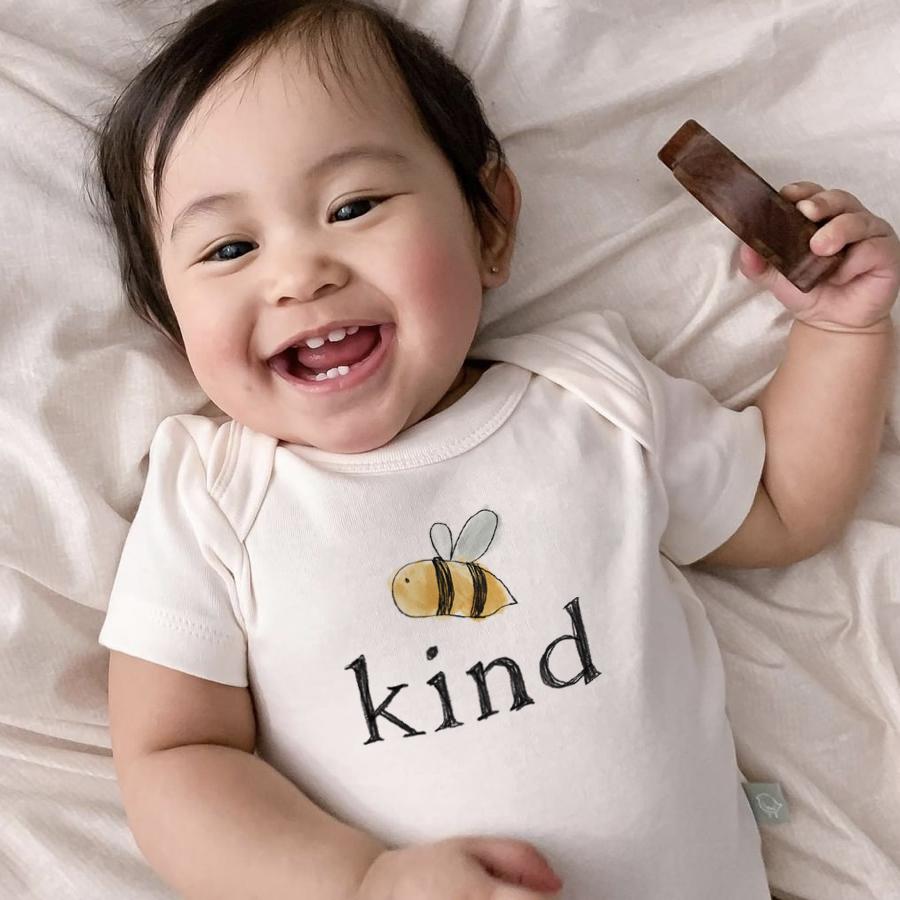 graphic bodysuit | bumble bee kind - HoneyBug 