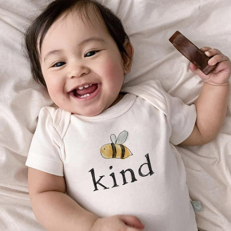 graphic bodysuit | bumble bee kind - HoneyBug 