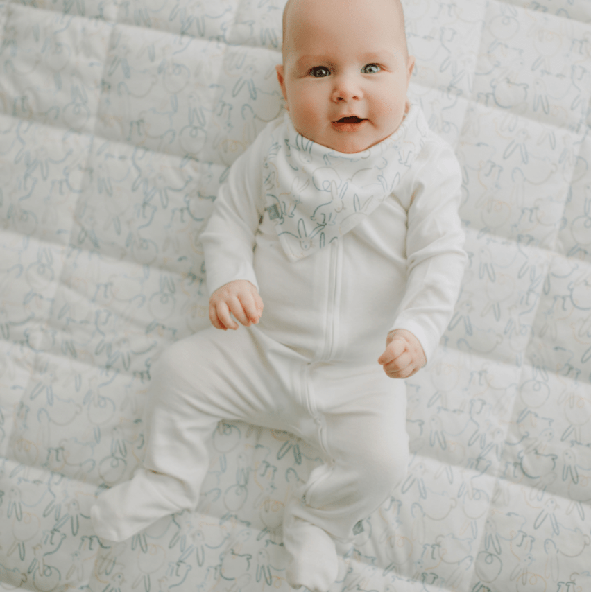 footie | ivory - HoneyBug 