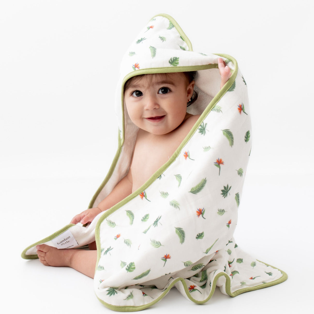 Bird of Paradise Hooded Towel Set - HoneyBug 