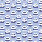 Charles Boys' Short Set - Birthday Cake Blue - HoneyBug 