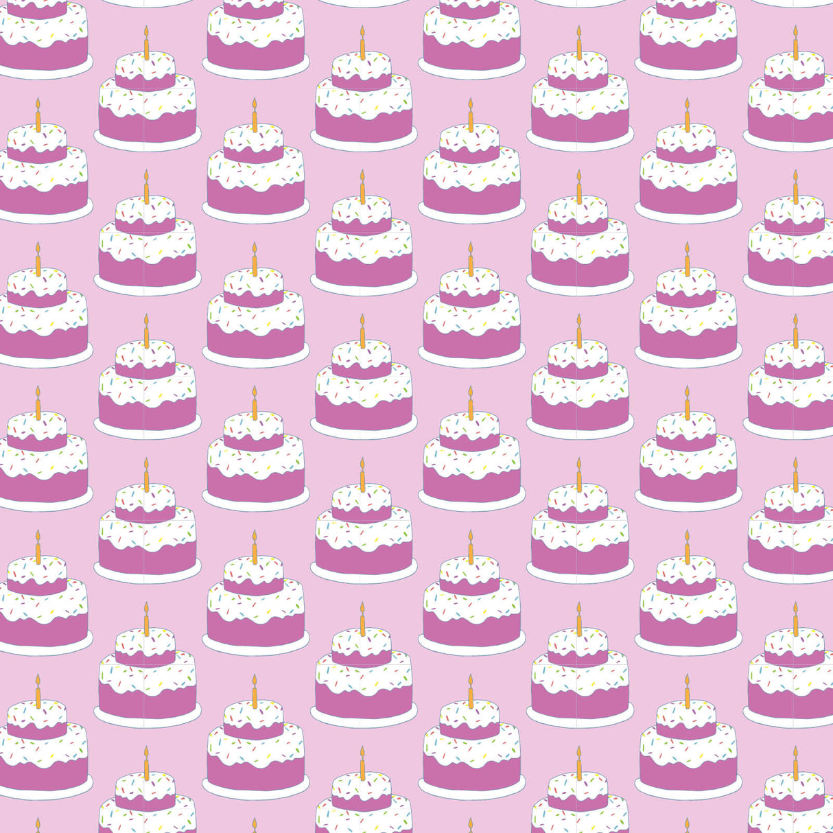 Ava Girls' Pajama Pant Set - Birthday Cake Pink - HoneyBug 