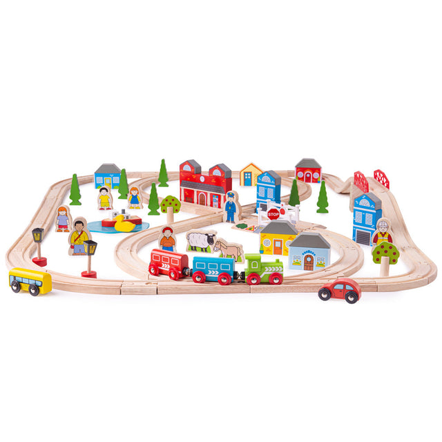 Town and Country Train Set - HoneyBug 