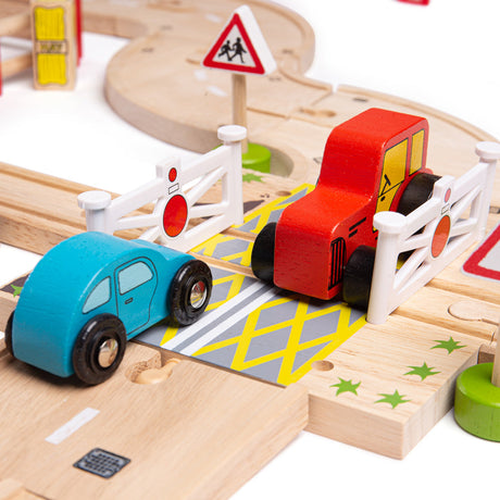 Road & Rail Train Set - HoneyBug 