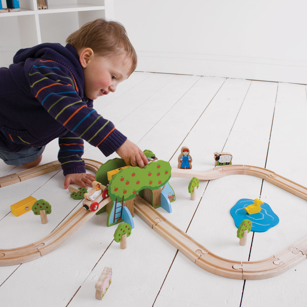 Farm Train Set - HoneyBug 