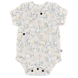 short bodysuit | bunnies - HoneyBug 
