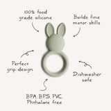 Bunny Teether - Sage - HoneyBug 