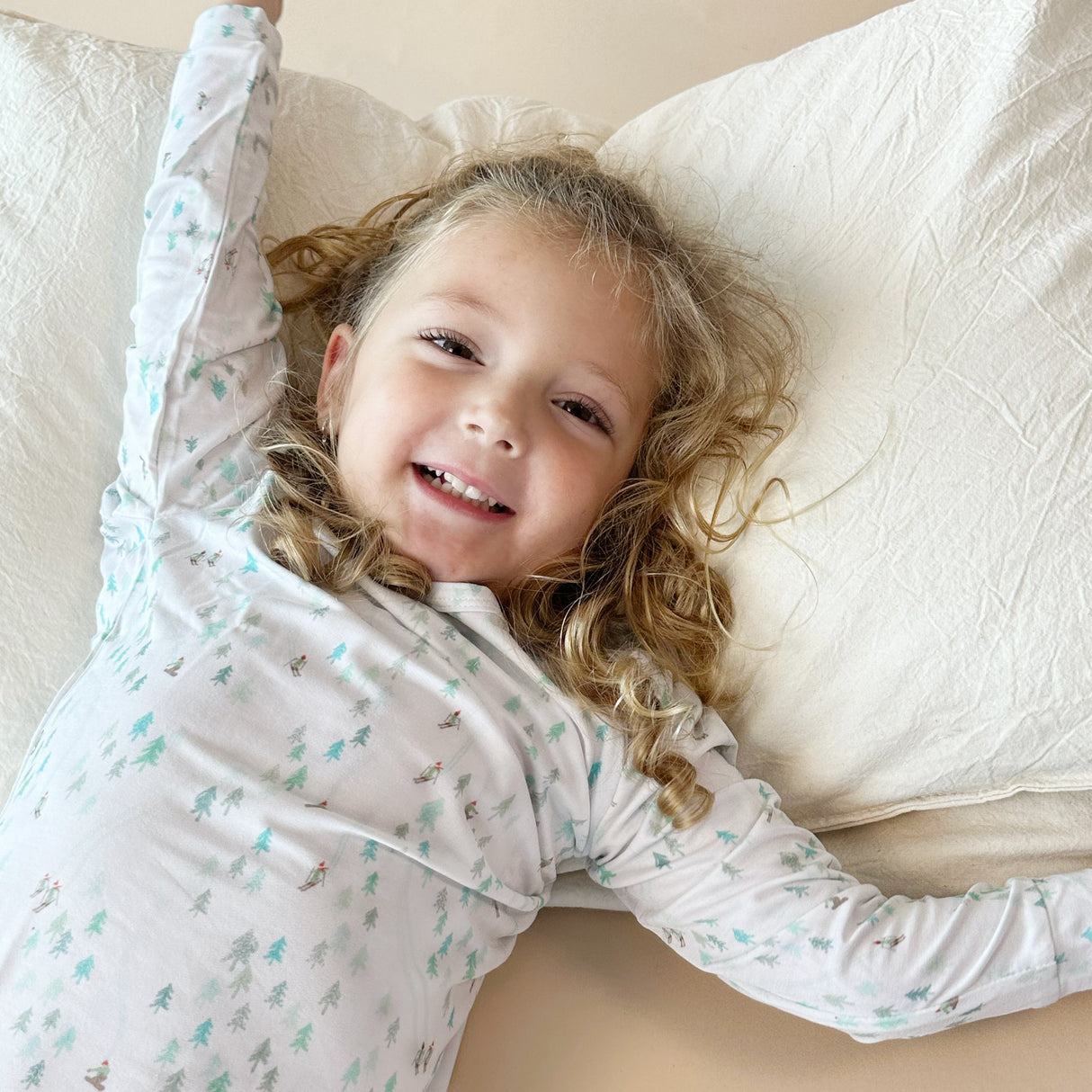 Toddler Pajama Set - Bunny Slopes - HoneyBug 