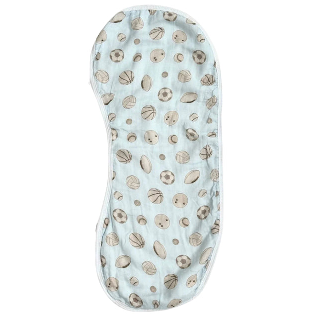 Burp Cloth Bib - Baby Ballers - HoneyBug 