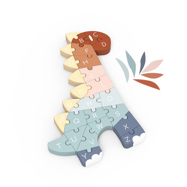 ABC Dino Puzzle - HoneyBug 