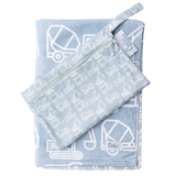 The Kenzie Beach Towel - Trucks & Diggers