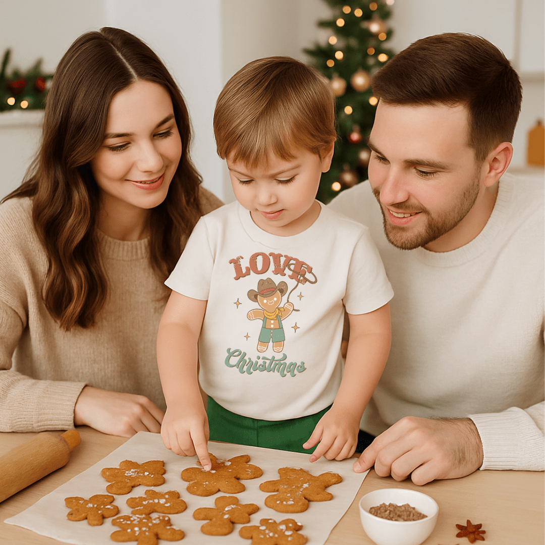 graphic tee | christmas lasso - HoneyBug 