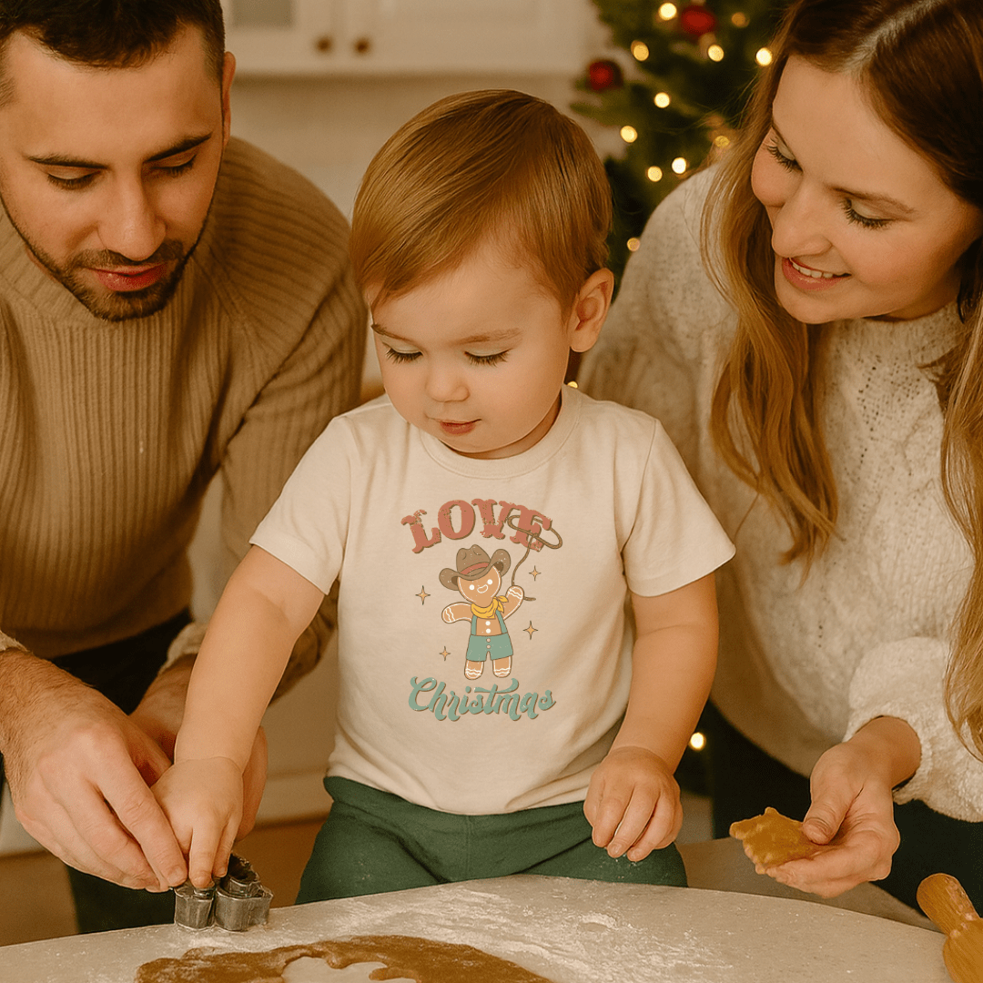 graphic tee | christmas lasso - HoneyBug 