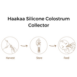Haakaa Silicone Colostrum Collectors 4 ml, 2 PK (Pre-Sterilized) - HoneyBug 