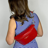 The Ono Crossbody Belt Bag - Cardinal