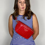 The Ono Crossbody Belt Bag - Cardinal