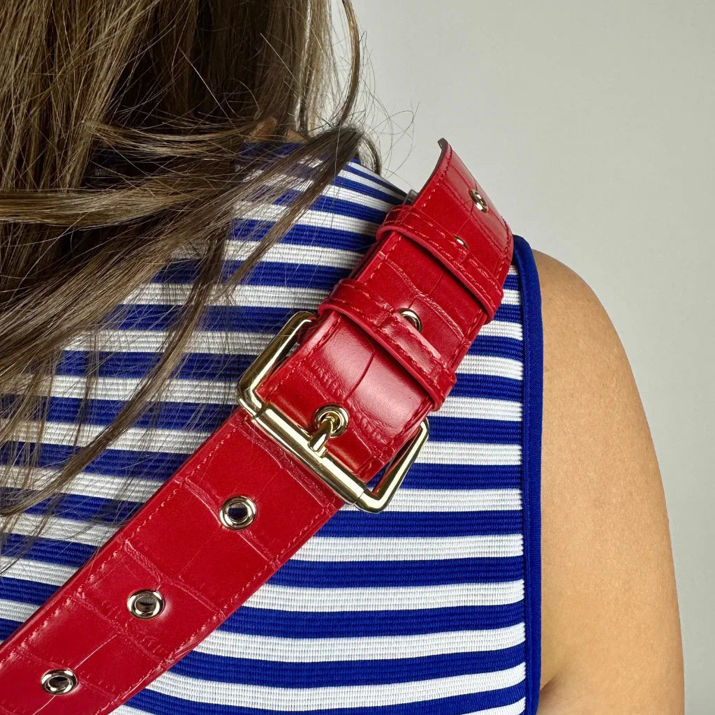 The Ono Crossbody Belt Bag - Cardinal