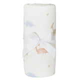 Dinosaur Pattern Printed Knit Blanket - HoneyBug 