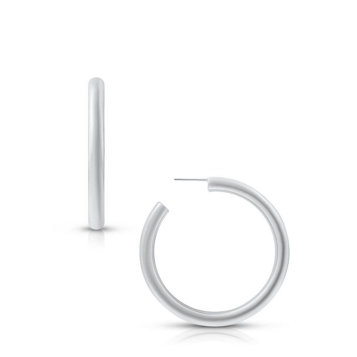 Flora Medium Hoop Earring - HoneyBug 