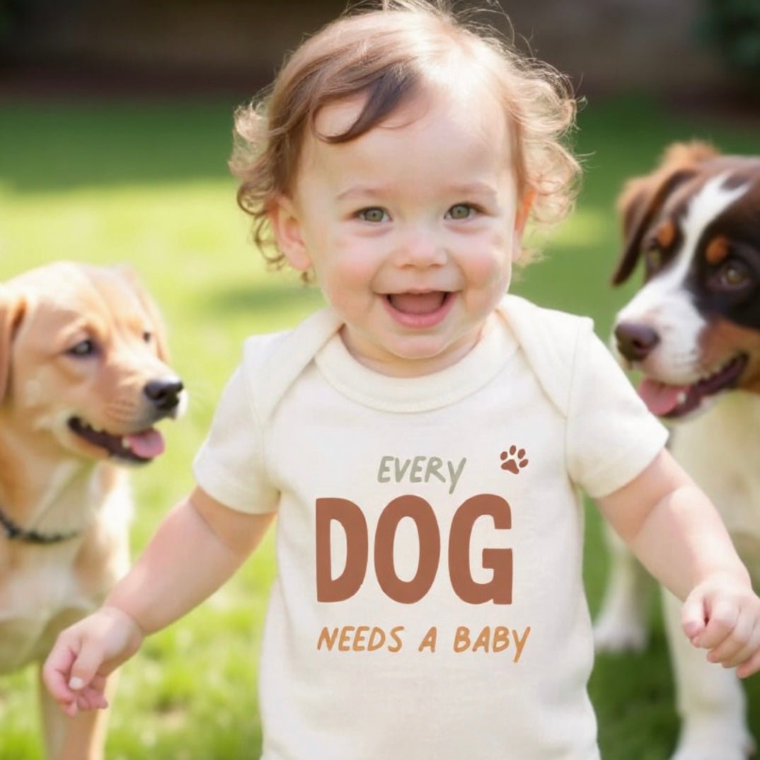 graphic bodysuit |Every Dog Needs A Baby - HoneyBug 