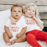 graphic tee | merry & bright - HoneyBug 