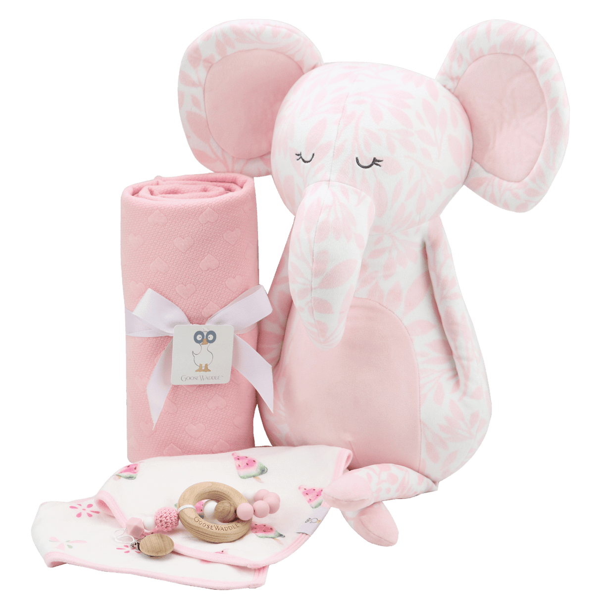 Pink Knit Blanket - HoneyBug 