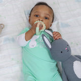 Mint Lion Silicone + Wood Double Teether - HoneyBug 