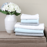 White 50" x 60" Full Size Knit Throw - HoneyBug 
