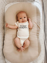 Happy Camper Organic Cotton Baby Bodysuit Short Sleeve - HoneyBug 