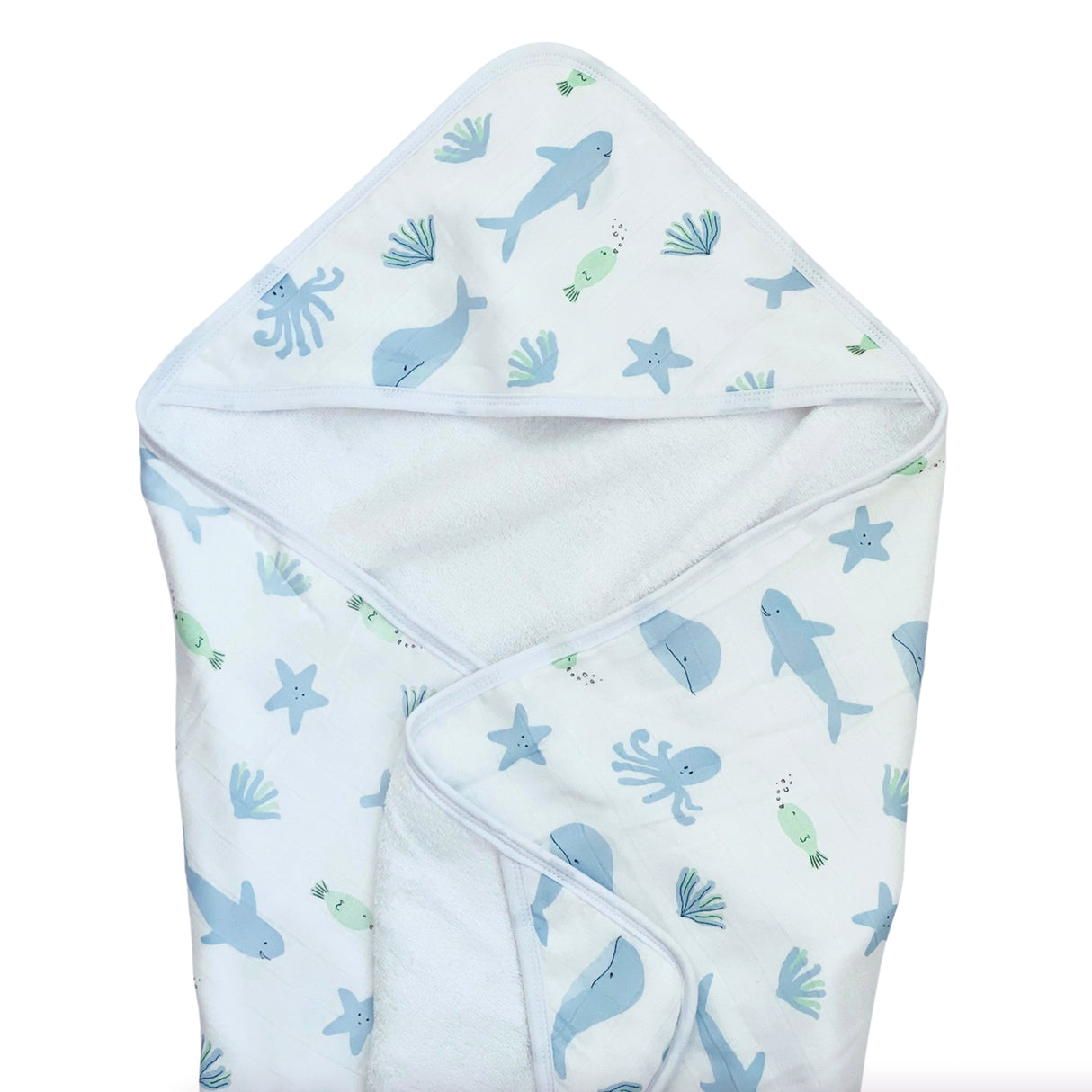 Hooded Towel - Baby Ballers - HoneyBug 
